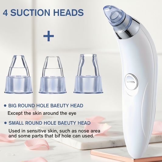 Blackhead Remover Pore Vacuum – 4-Head Electric Skin Cleanser