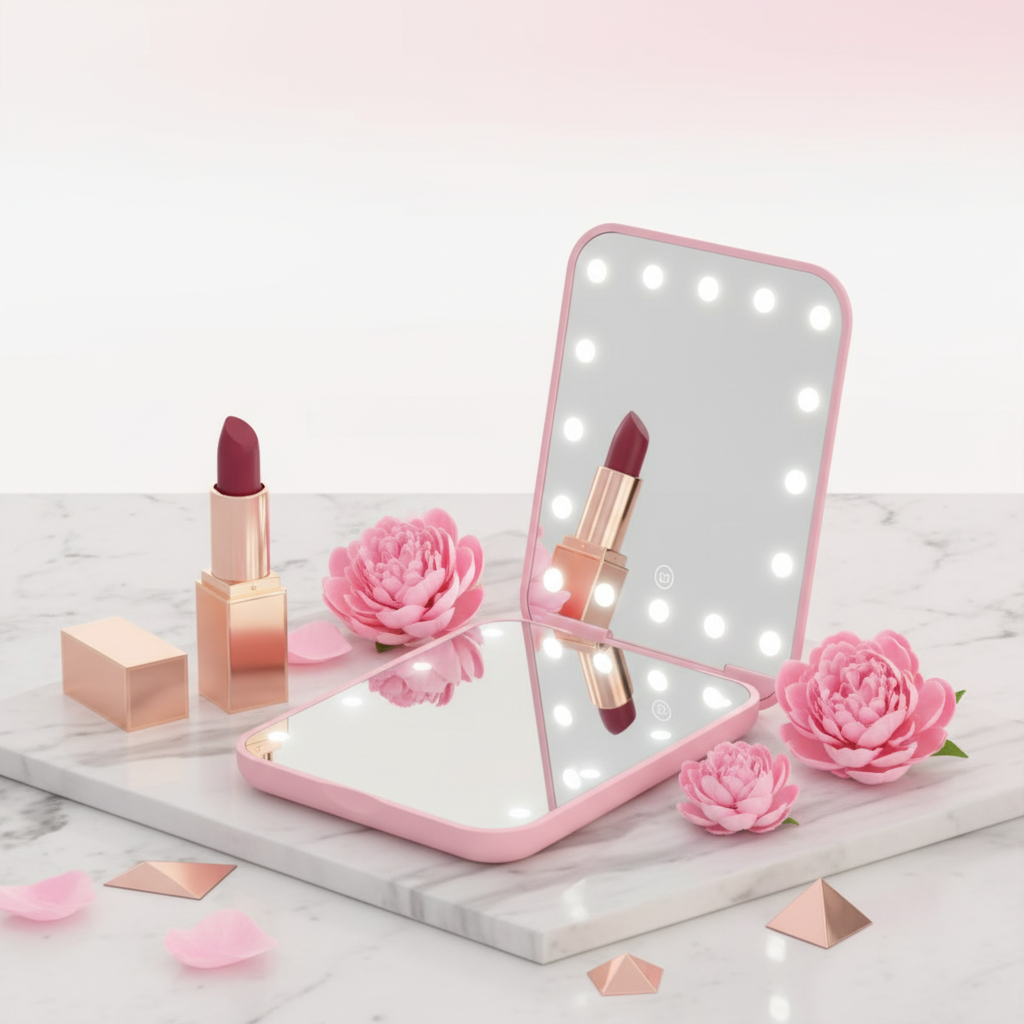 LED Compact Mirror Product Shot