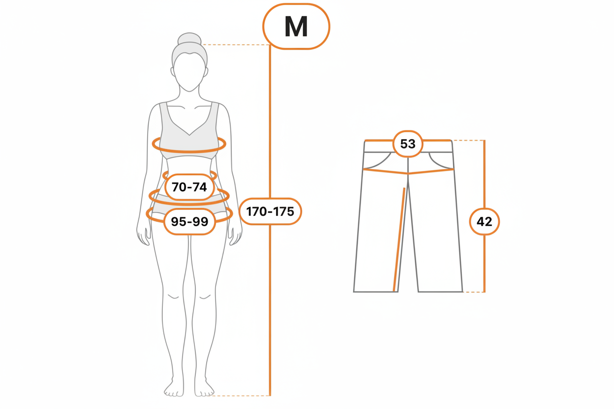 M Size Guide