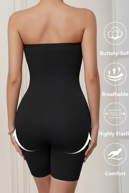 Shapewear Bodysuit Black Back