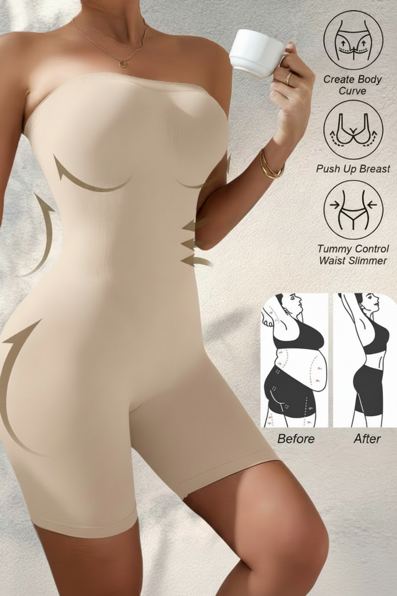 Shapewear Bodysuit Nude Front